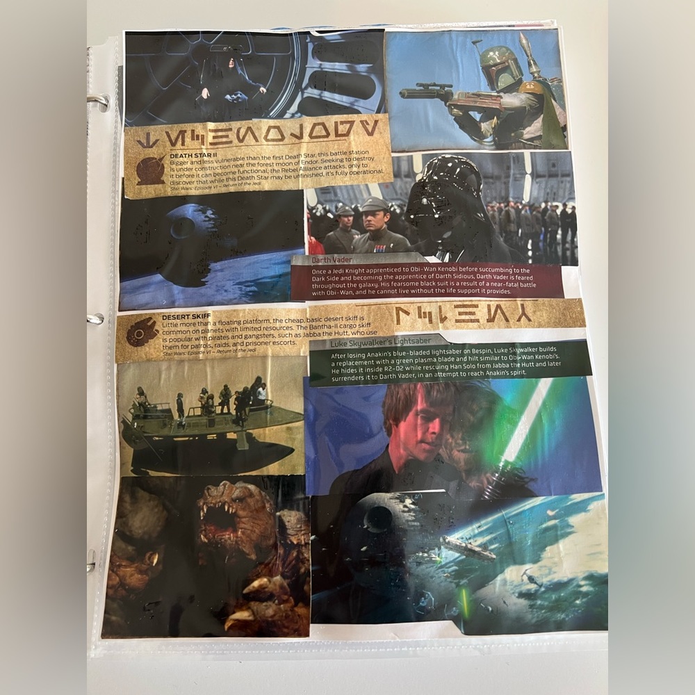 Return of the Jedi collage